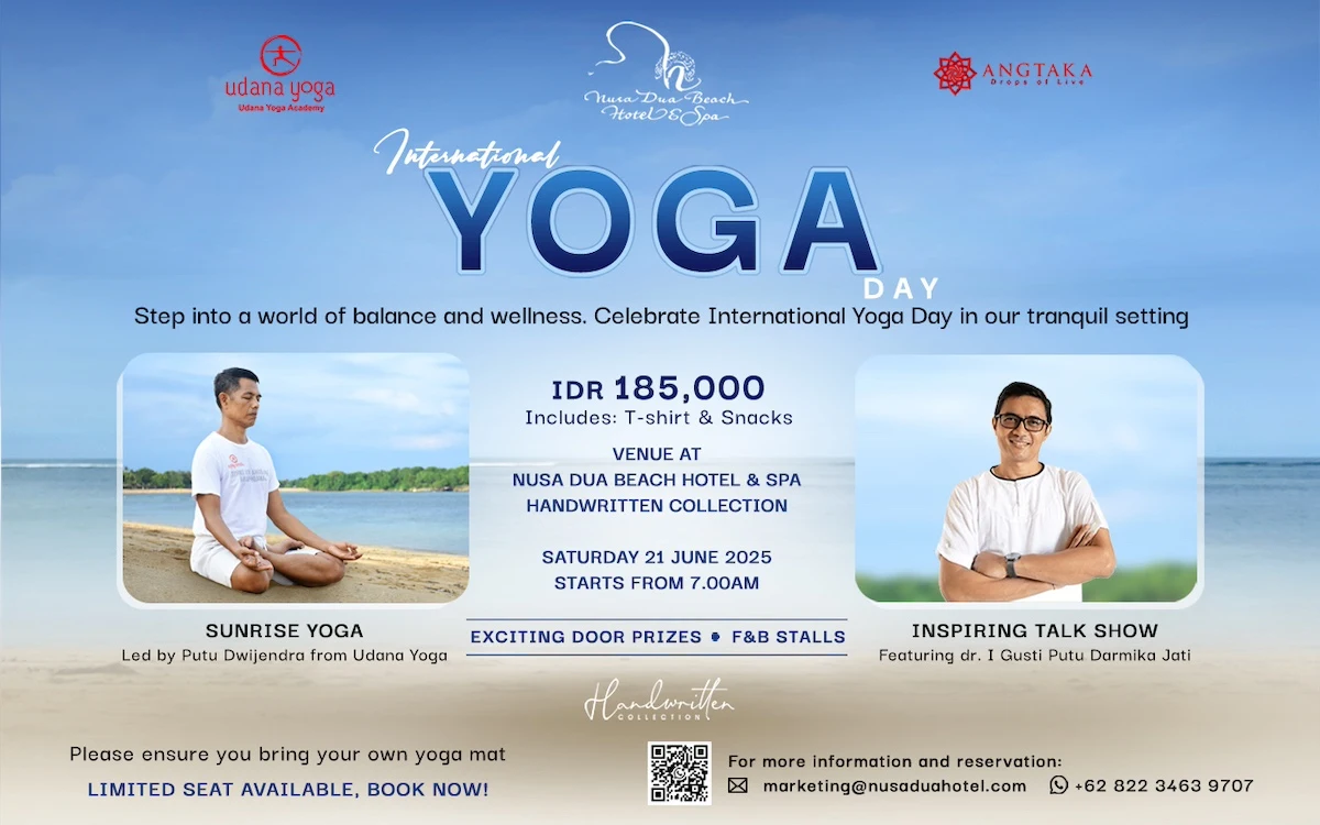 Celebrating International Yoga Day with Nusa Dua Beach Hotel & Spa – Handwritten Collection