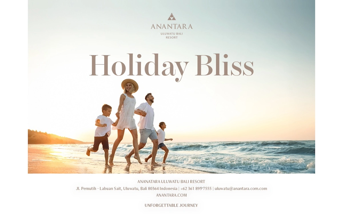 Embrace Holiday Bliss at Anantara Uluwatu Bali Resort