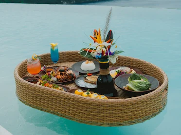Float and Feast at Amok Sunset Nusa Penida Float and Feast at Amok Sunset Nusa Penida