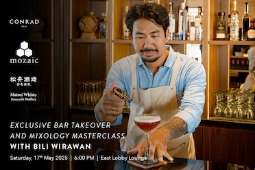 Mixology Masterclass & Exclusive Bar Takeover with Bili Wirawan Mixology Masterclass & Exclusive Bar Takeover with Bili Wirawan