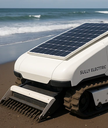 Robot Cleaner Set to Help Clean Bali Beach Waste CARD