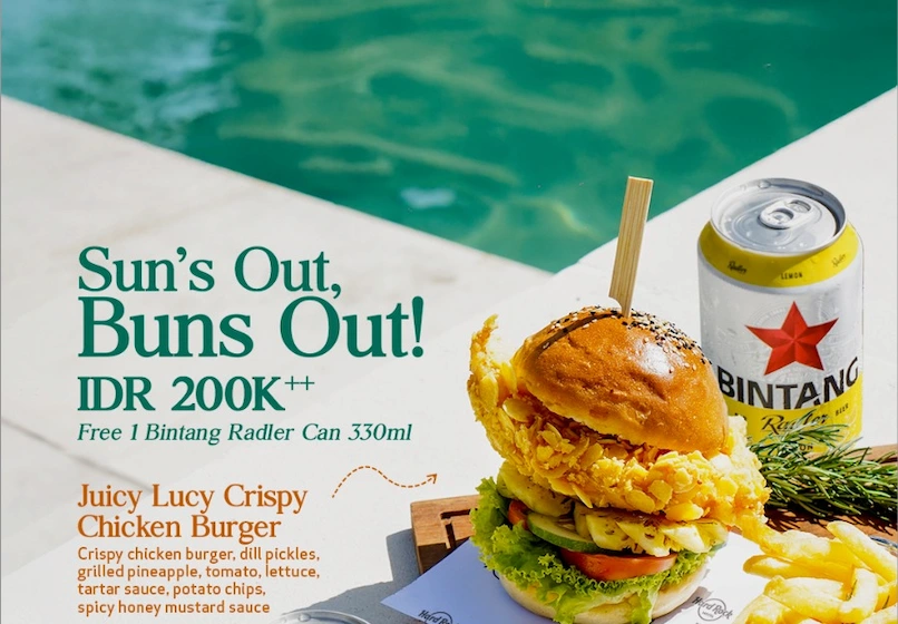 Sun’s Out, Buns Out at Hard Rock Hotel Bali
