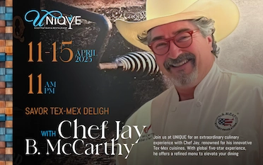 Unique Rooftop Presents Tex-Mex with renowned Chef Jay B. McCarthy