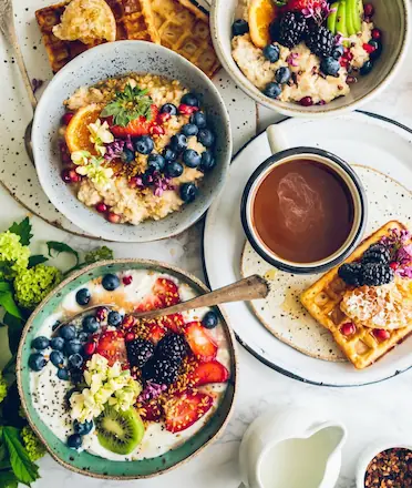 Assorted Delightful Breakfast