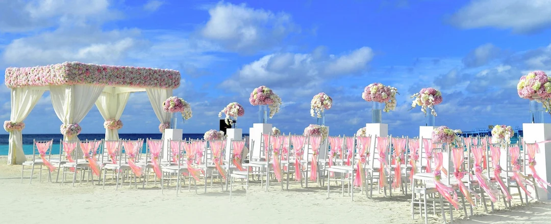 Gorgeous Wedding Setting by the Beach