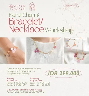 Floral Charm: Bracelet and Necklace Workshop Floral Charm: Bracelet and Necklace Workshop