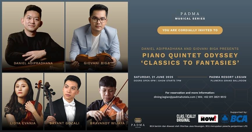 Padma Musical Series: Piano Quintet Odyssey – Classics to Fantasies