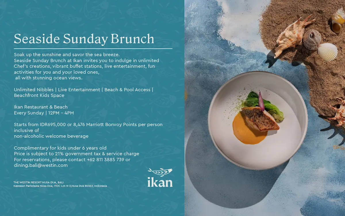 Seaside Sunday Brunch at The Westin Resort Nusa Dua, Bali