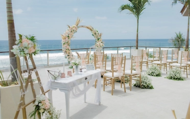 Beachfront Wedding Venue at White Rock Bali