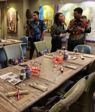 Table Setting for Freedom Fusion Dining at BKeto Restaurant Table Setting for Freedom Fusion Dining at BKeto Restaurant