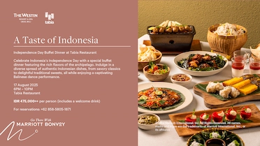 A Taste of Indonesia: The Westin Resort & Spa Ubud, Bali Celebrates the Nation’s 80th Independence Day