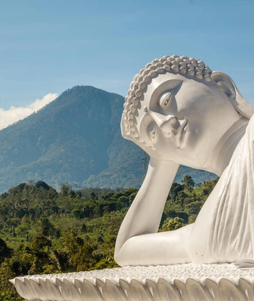 Giant Buddha Statue at Vihara Dharma Giri, Pupuan