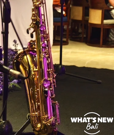 Saxophone on the stage Saxophone on the stage