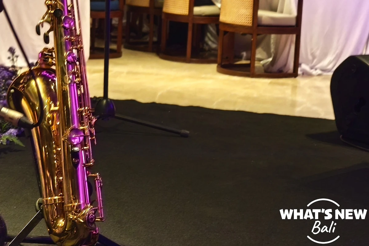 Saxophone on the stage