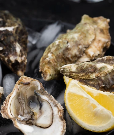 A Platter of Fresh Oyster