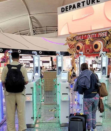 Tourist Queueing on Automatic Gate Ngurah Rai International Airport Tourist Queueing on Automatic Gate Ngurah Rai International Airport