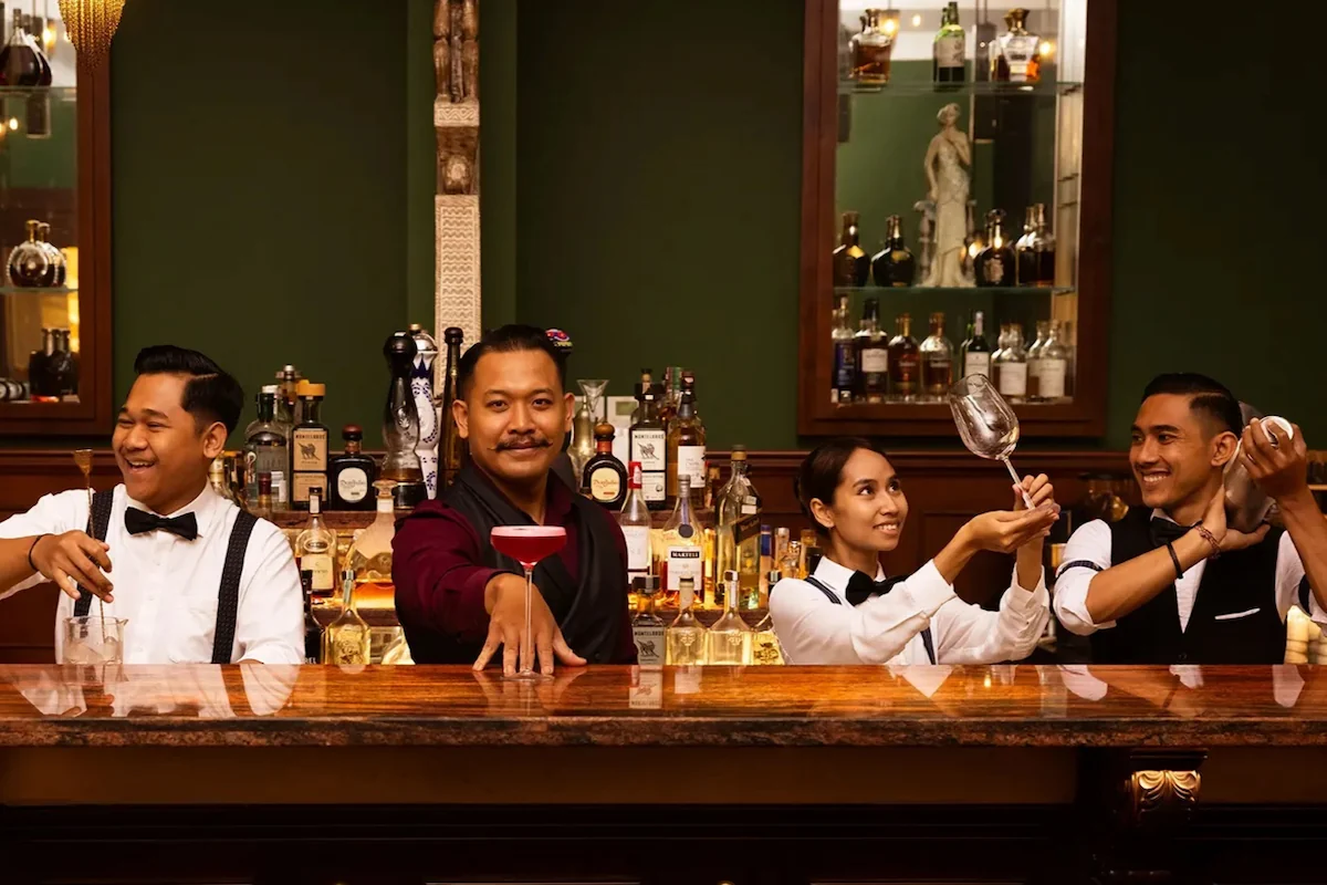 Bar Staff at Pinstripe Bar