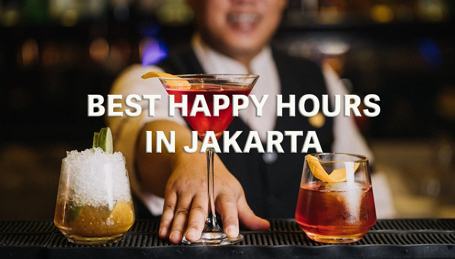 Bartender serving cocktails