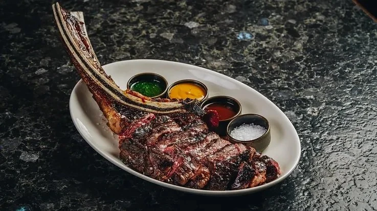 delicious big steak with rib