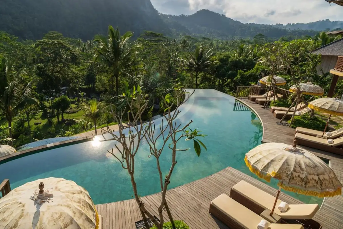 Pool Area of Wapa di Ume Sidemen