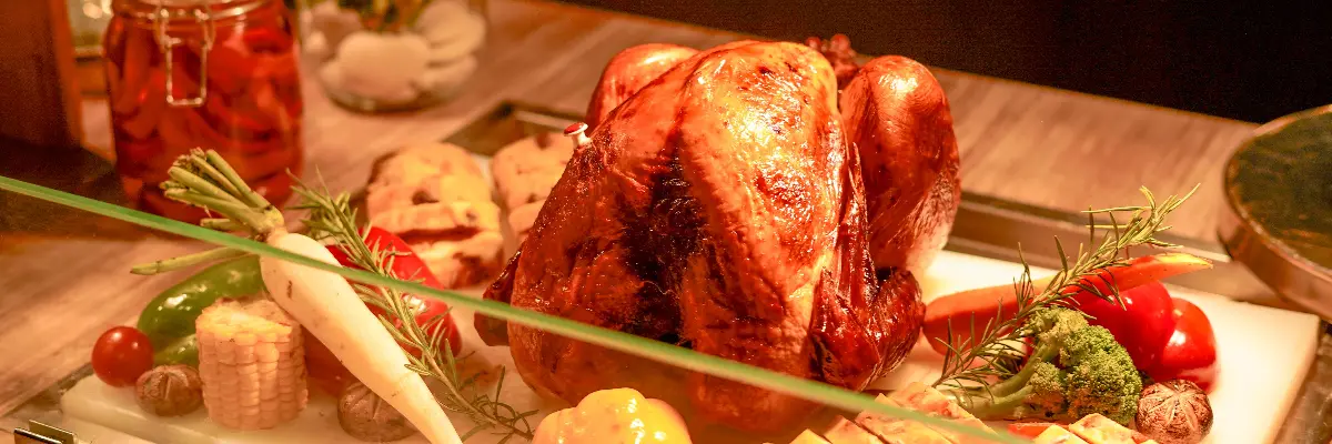 Roasted Turkey festive menu