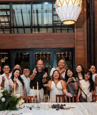 Group Photo Conrad Media Christmas Dinner