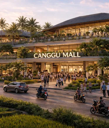 Canggu Mall AI Illustration
