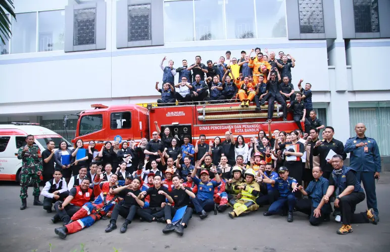 éL Hotel Bandung Conducts Fire Drill with Bandung Fire Department