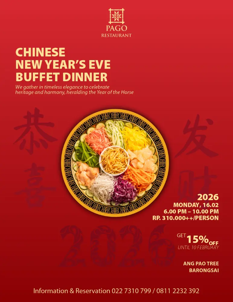 Chinese New Year’s Eve Buffet Dinner at The Papandayan