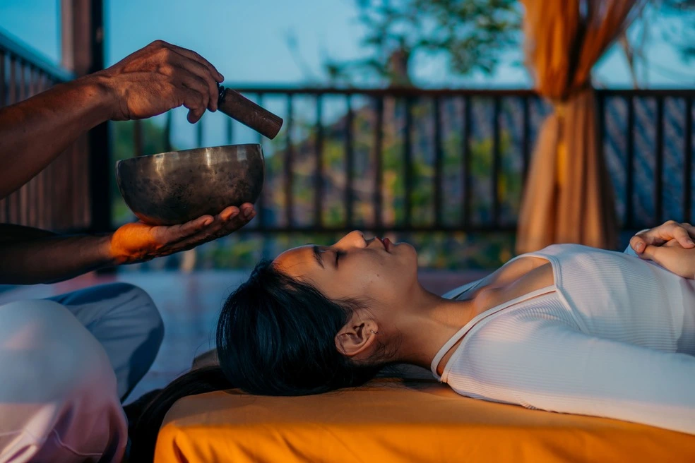 sound healing at InterContinental Bali Resort during Nyepi Day