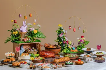 Easter-Brunch-Set-up-Intercontinental-Bali-Resort