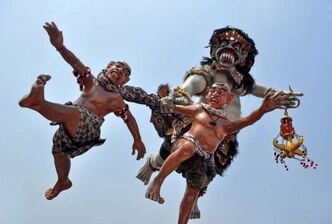 jakarta nyepi ogoh ogoh