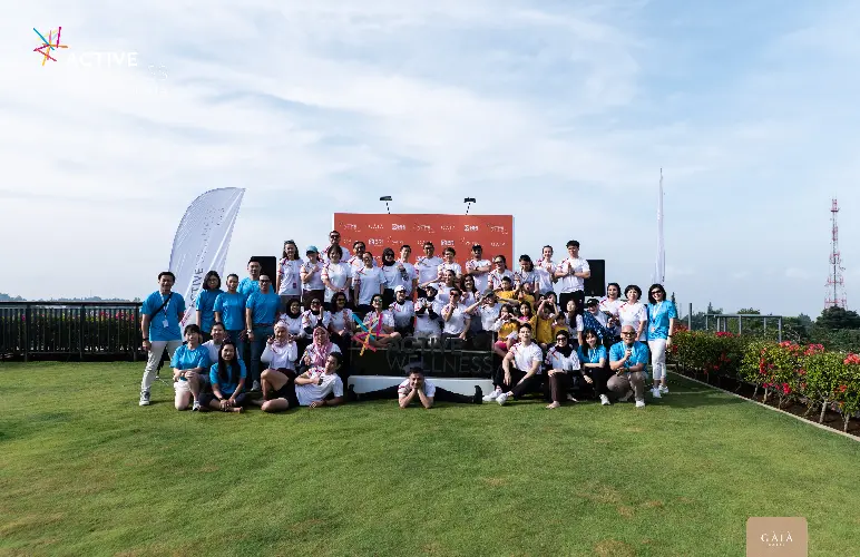 Families and wellness participants gather at The Gaia Hotel Bandung’s Active Wellness Retreat 2026