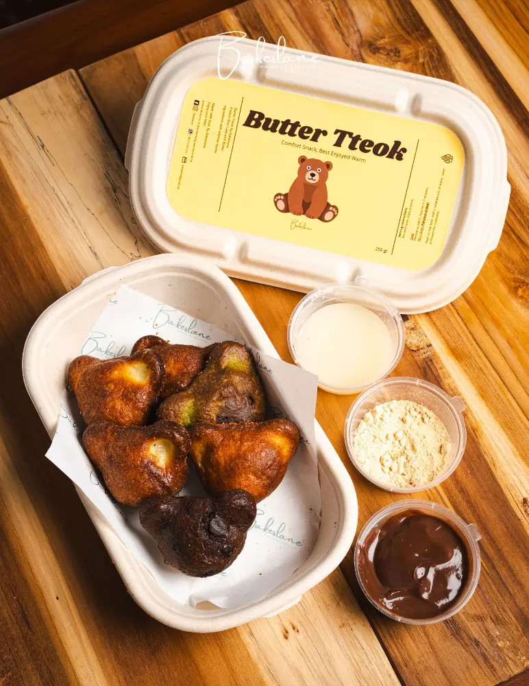 Butter tteok at Bakeslane