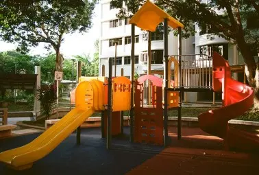 kids playground in the park