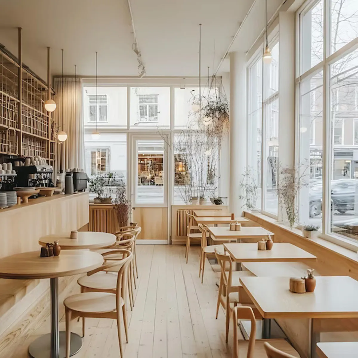 scandinavian cafe style