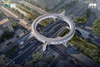 dukuh atas pedestrian deck