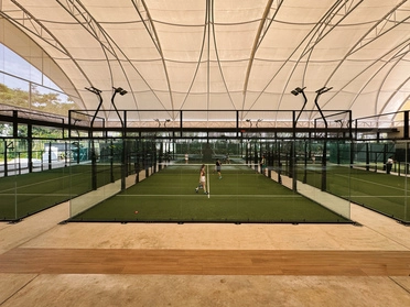 padel court at Setiabudhi Social Club