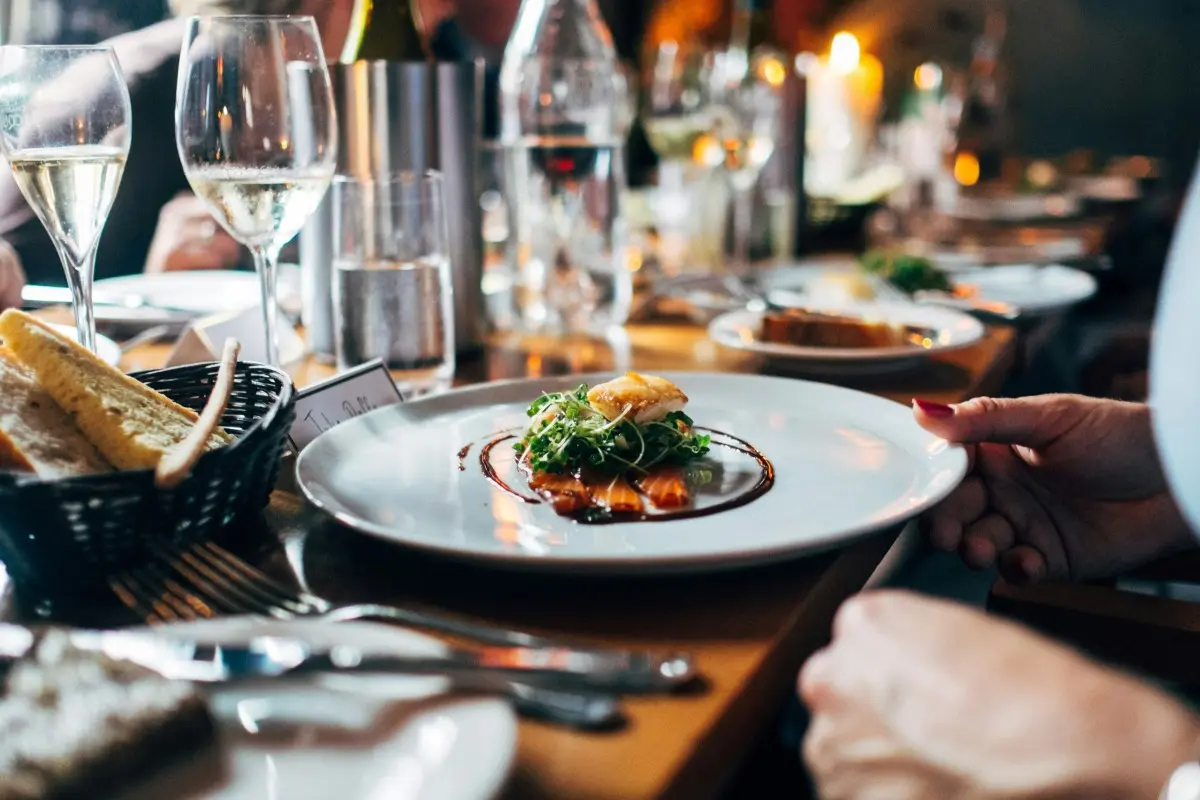 menu on the table
