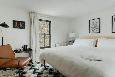white bedroom