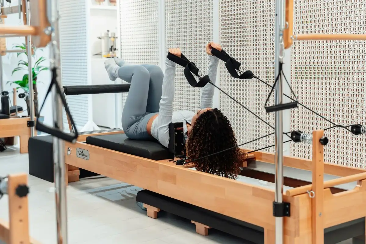 woman doing pilates