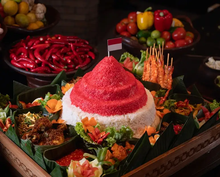 Bhinneka on a plate 