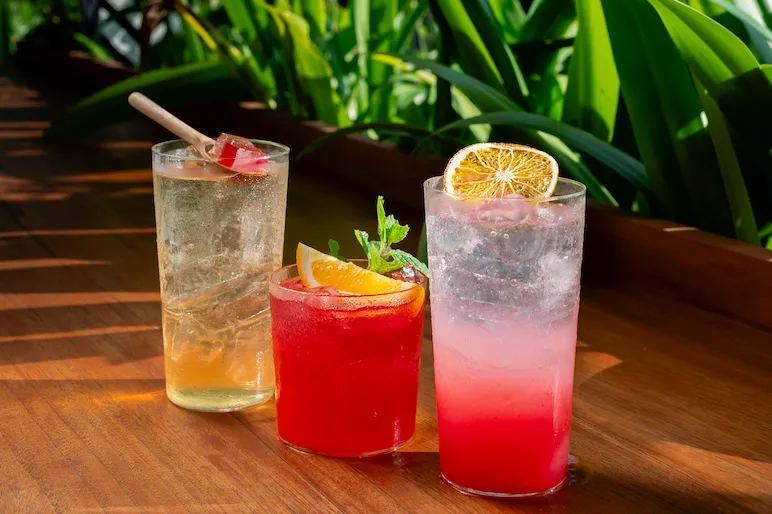 Three cocktails
