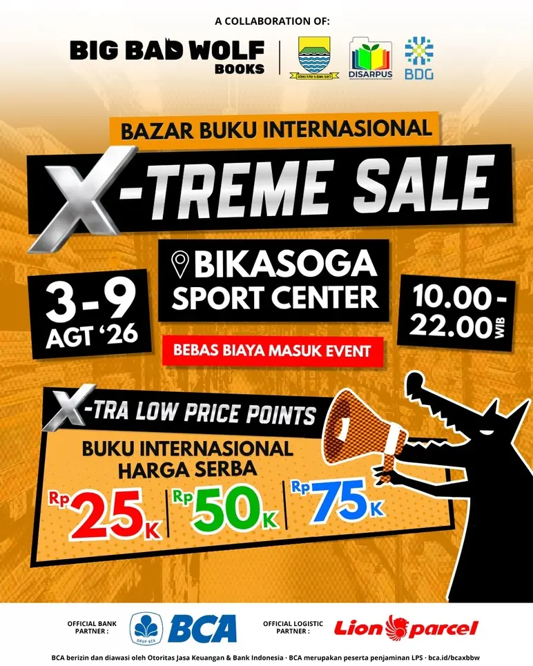 Big Bad Wolf X-Treme Sale 2026 official poster