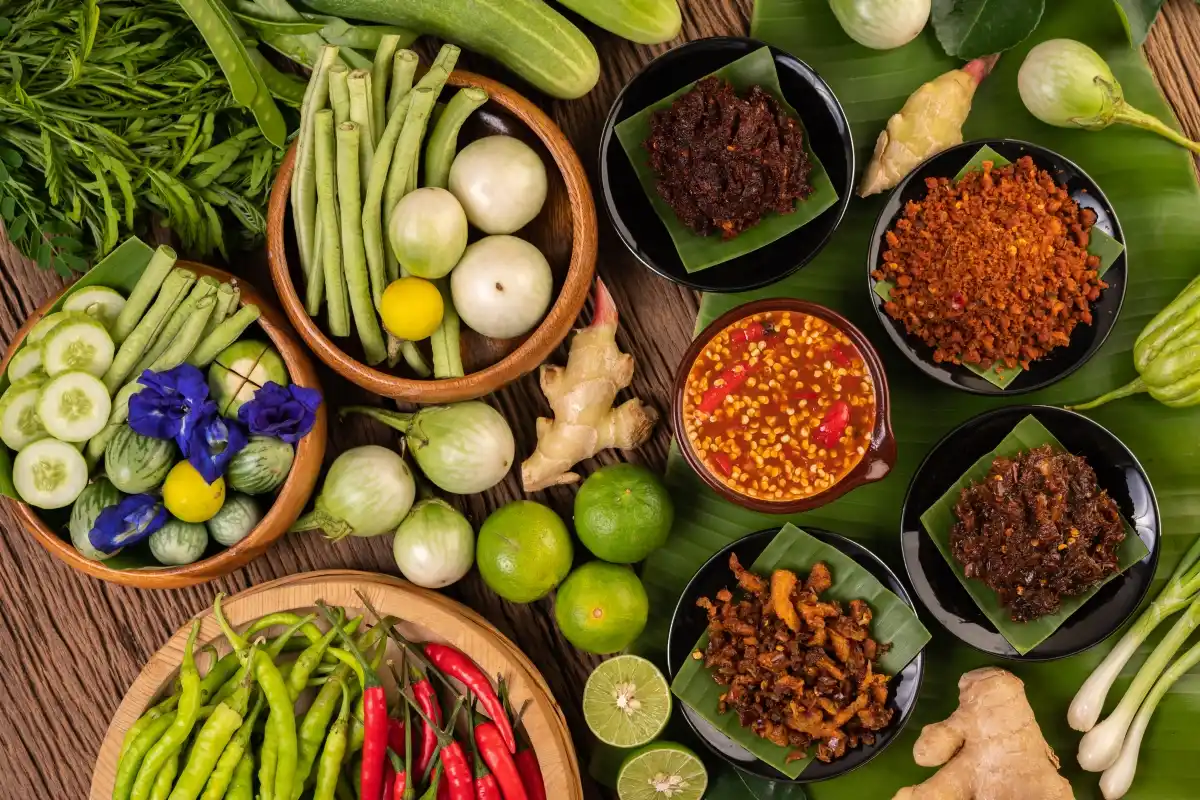 sauce and spices