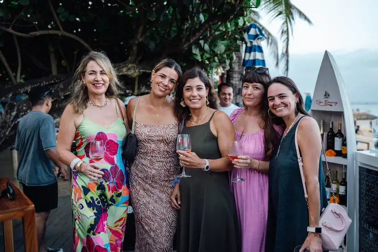 Group of people taking a photo