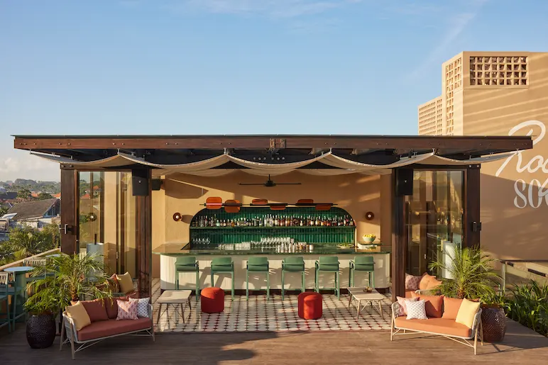 Bar in the rooftop