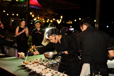 chefs preparing dishes