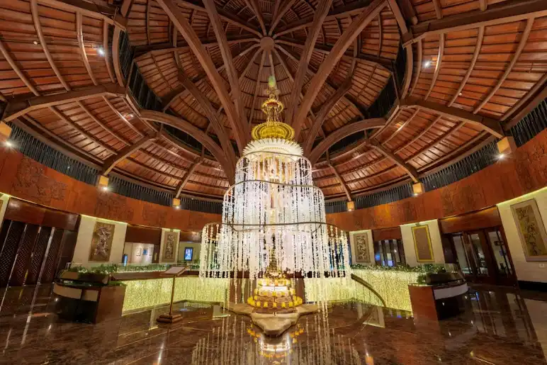huge ballroom lamp