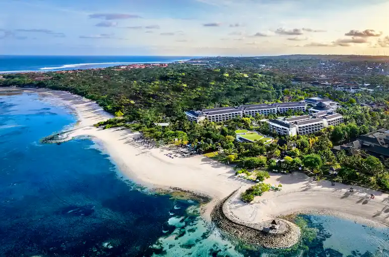 Hotel from aeriel view